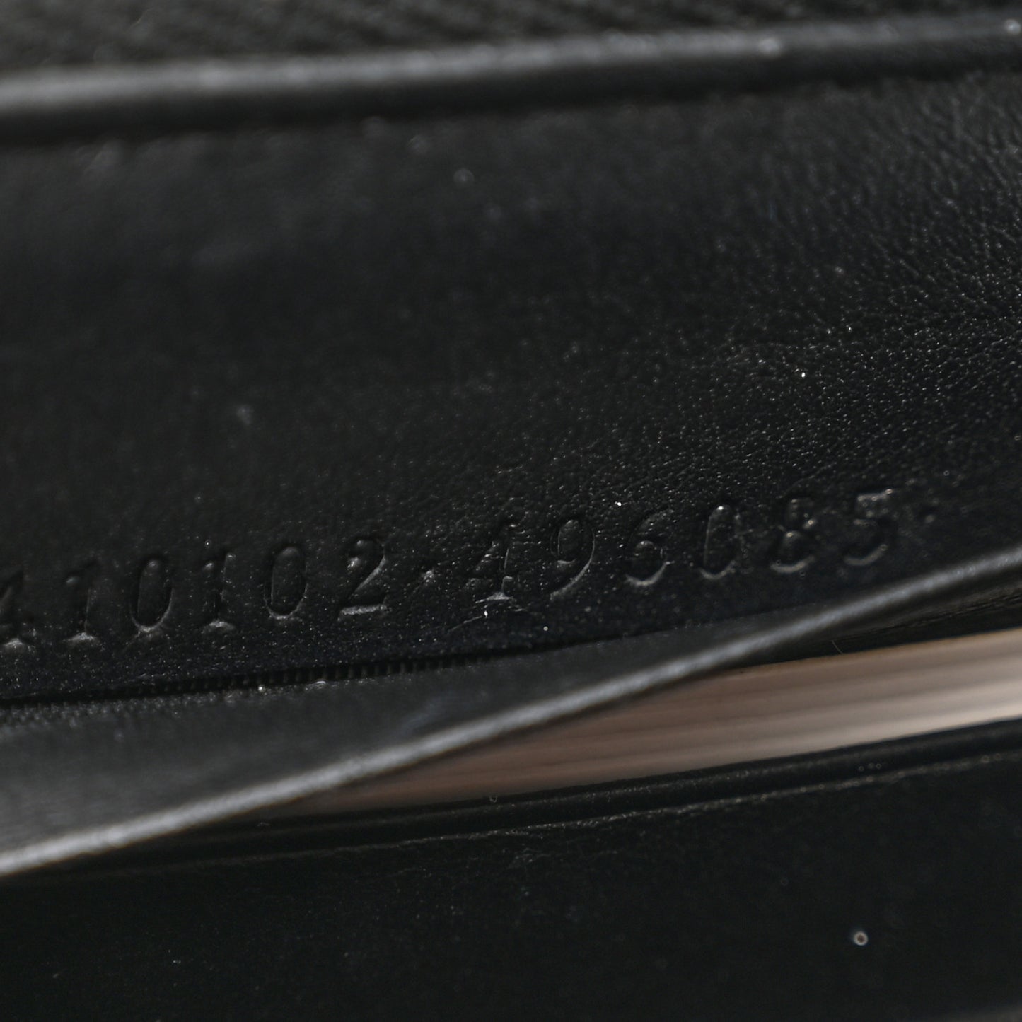GG Supreme Monogram Arabesque Zip Around Wallet Black