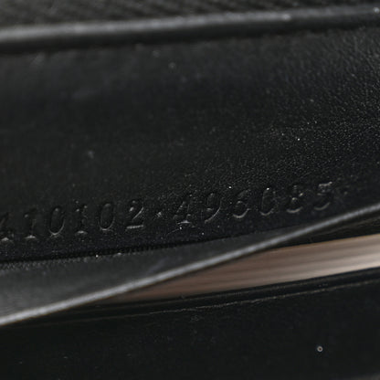 Gucci GG Supreme Monogram Arabesque Zip Around Wallet Black 7 of 11