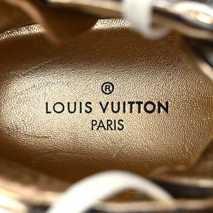 Louis Vuitton Patent Monogram Stellar Sneaker Boots 36 Gold 7 of 9