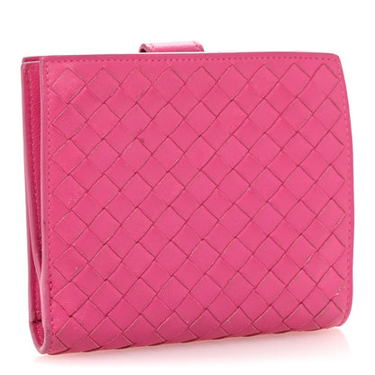 Bottega Veneta Nappa Intrecciato Mini Wallet Violet Fuxia 3 of 10