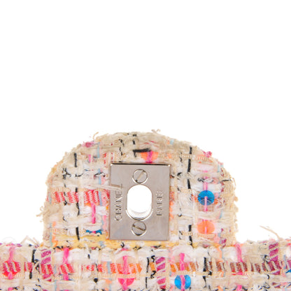 Chanel Tweed Quilted Medium Fantasy Sequin Double Flap Multicolor 9 of 10