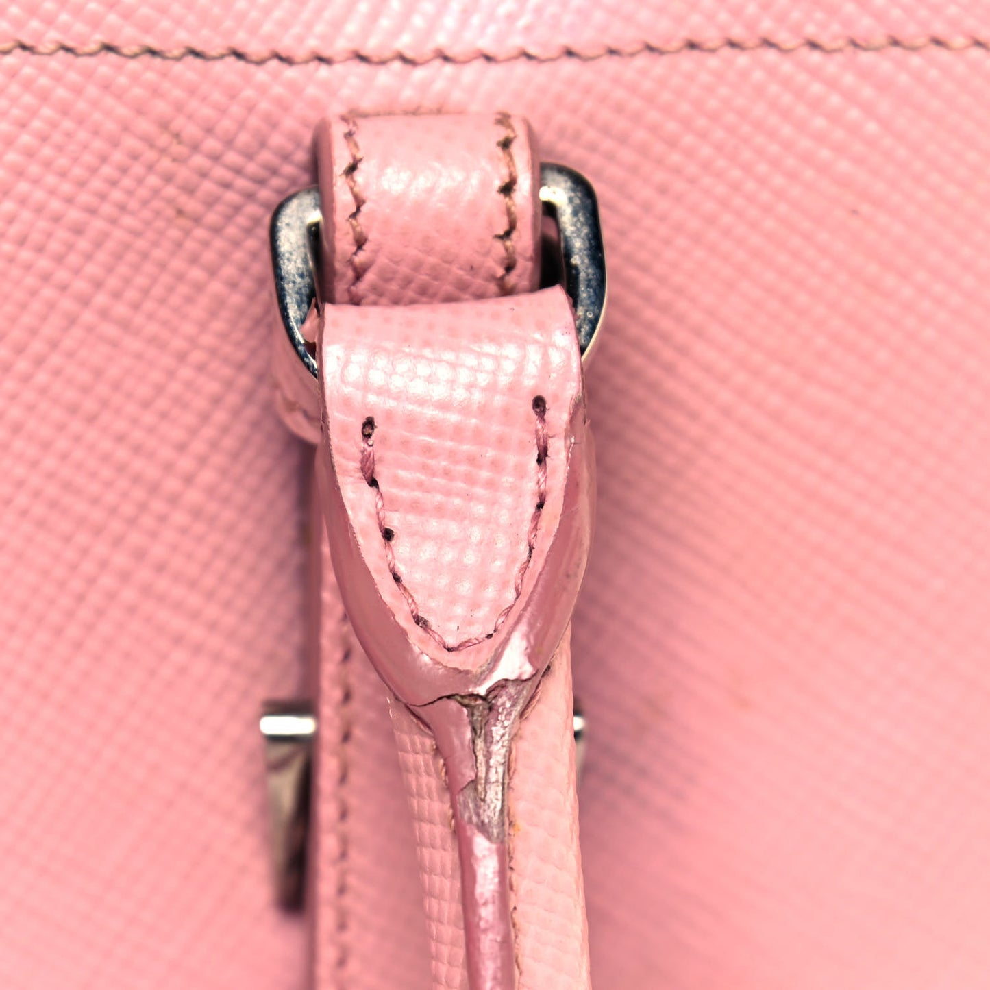 Saffiano Cuir Small Double Handle Tote Pesco