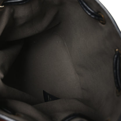 Fendi Vitello Liberty F is Fendi Bi-Color FF 1974 Embossed Mini Mon Tresor Bucket Bag Maya Black 5 of 11