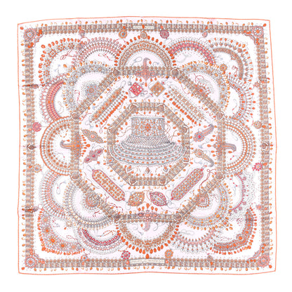 Hermes Silk Parures Des Maharajas Scarf 90 1 of 7