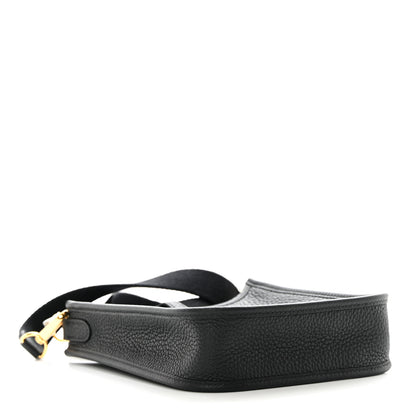 Hermes Taurillon Clemence Evelyne TPM Black 4 of 11