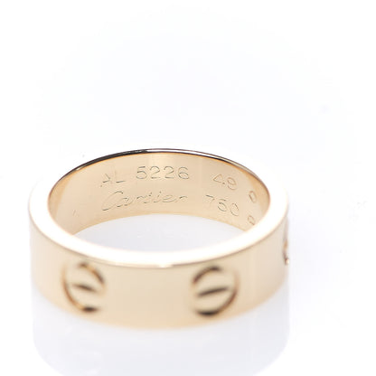 Cartier 18K Yellow Gold 5.5mm LOVE Ring 49 4.75 3 of 3