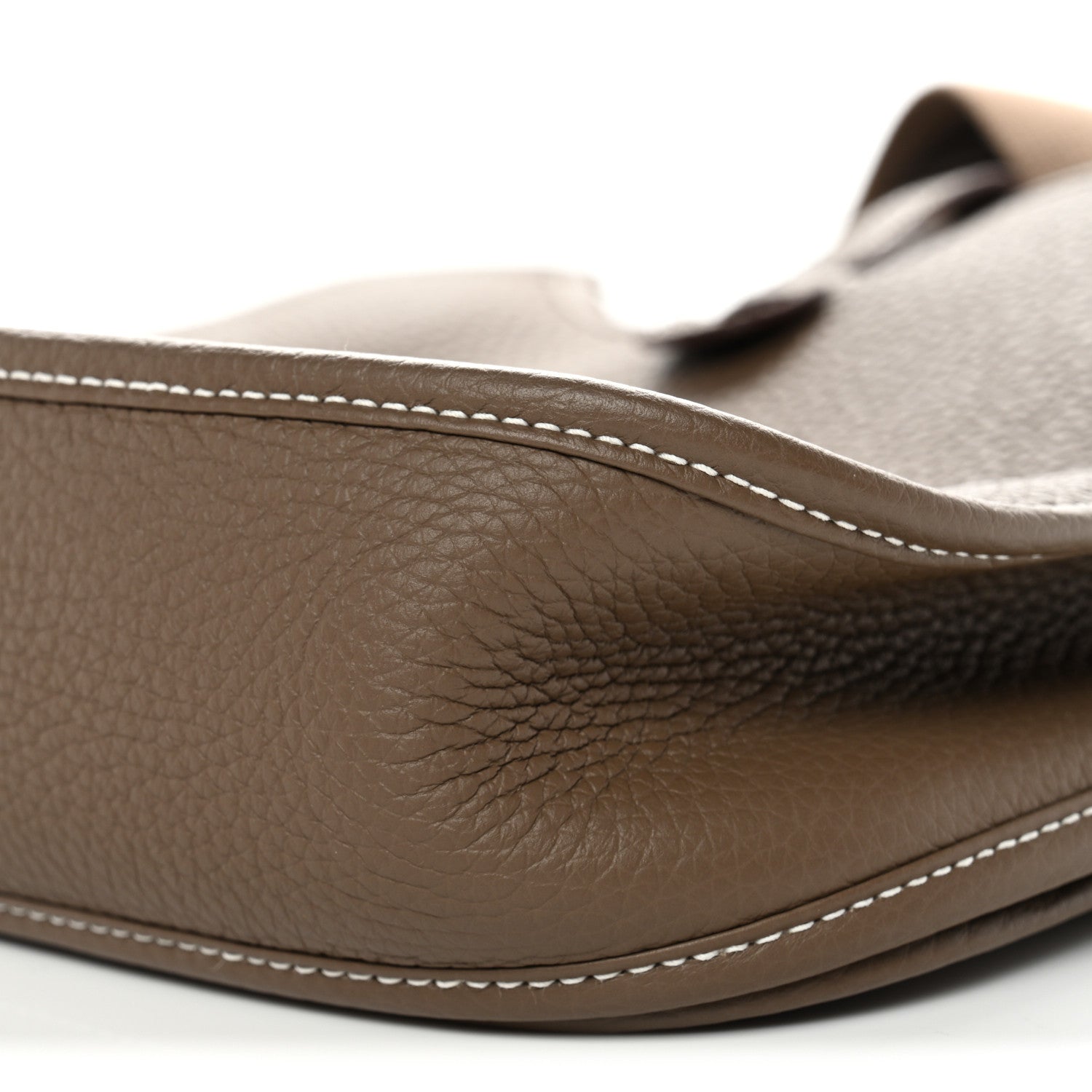 Hermes Taurillon Clemence Evelyne III PM Etoupe 10 of 11
