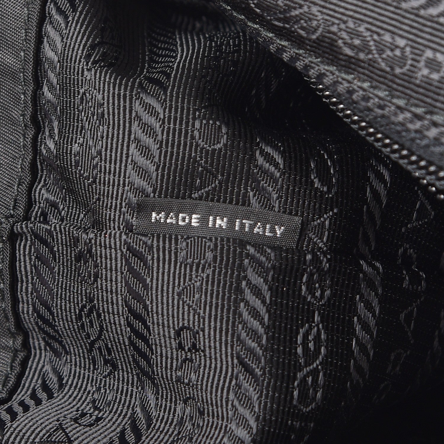 Prada Tessuto Nylon Leopard Print Backpack Black Miele 7 of 8