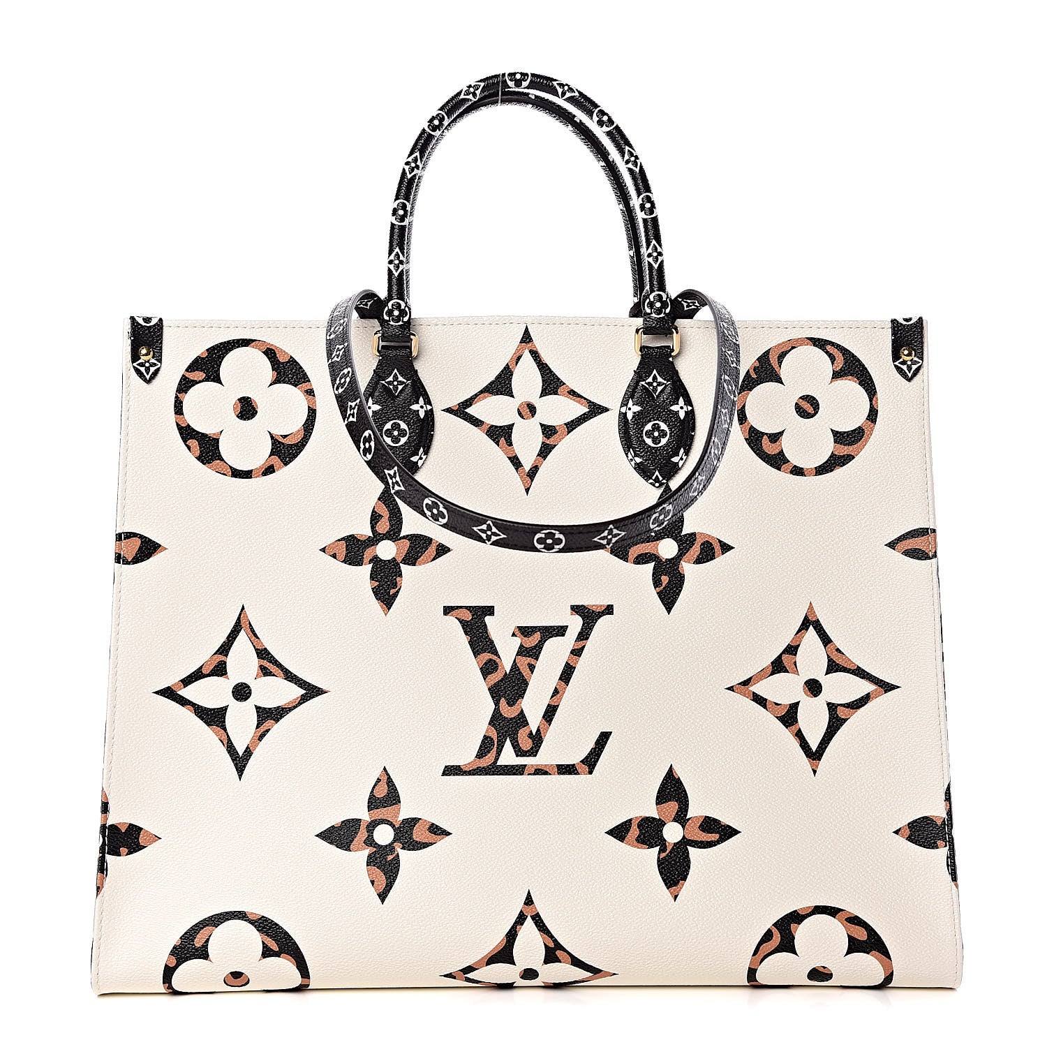 Louis Vuitton Monogram Giant Jungle Onthego GM Ivory 1 of 10