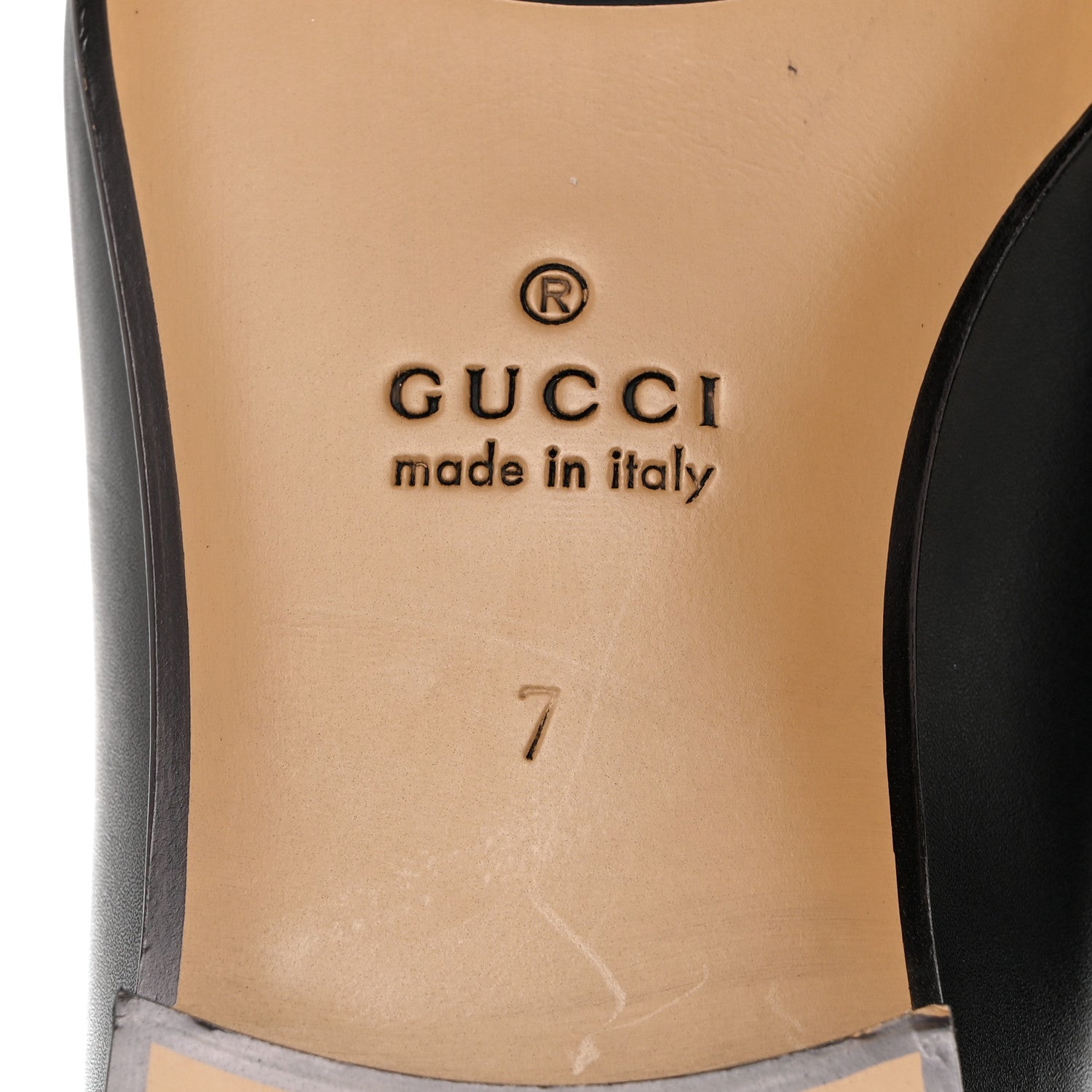 Gucci Calfskin Horsebit Mens Jordaan Loafers 7 Black 8 of 9