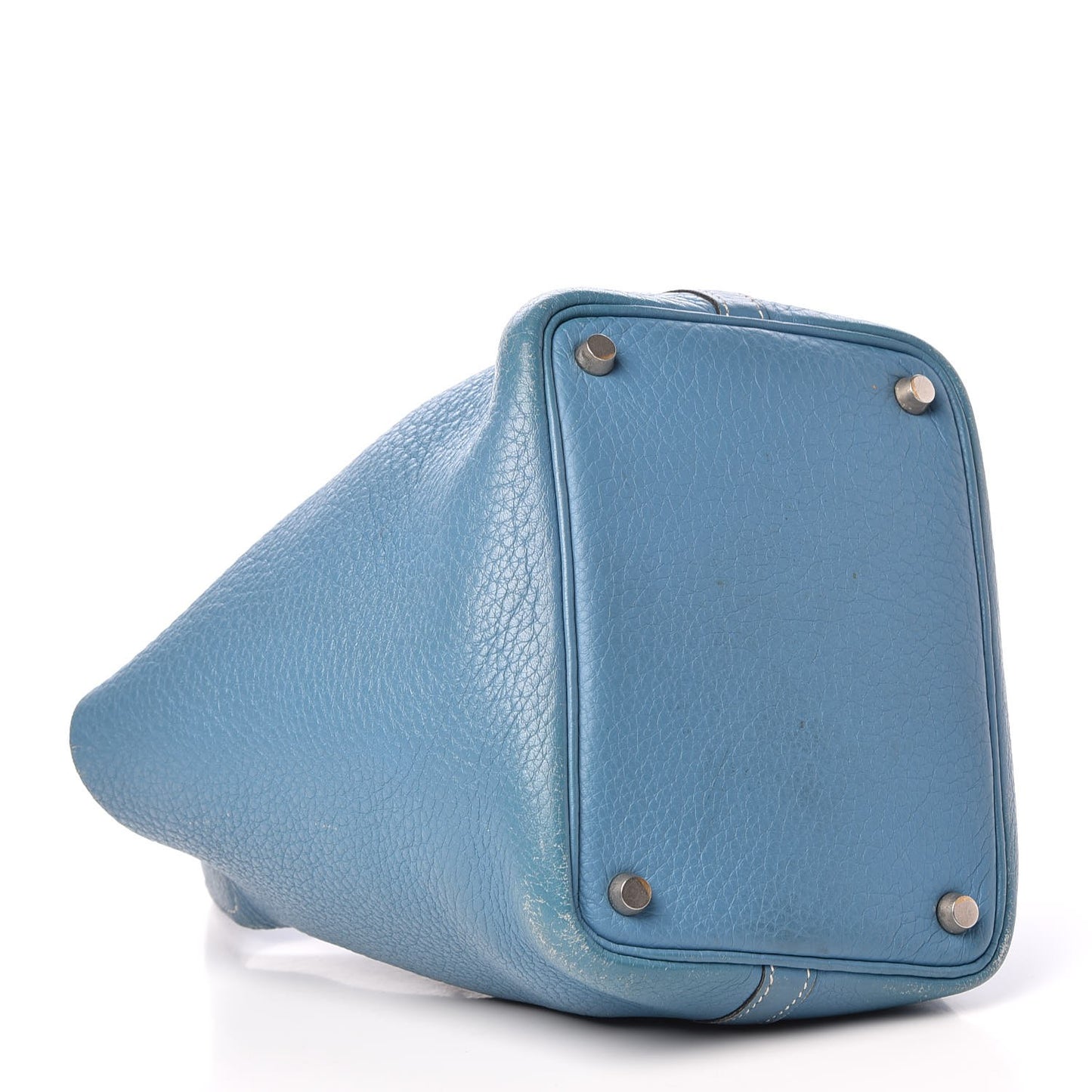 Taurillon Clemence Picotin Lock 18 PM Blue Jean