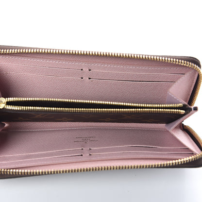 Louis Vuitton Monogram Clemence Wallet Rose Ballerine 4 of 5