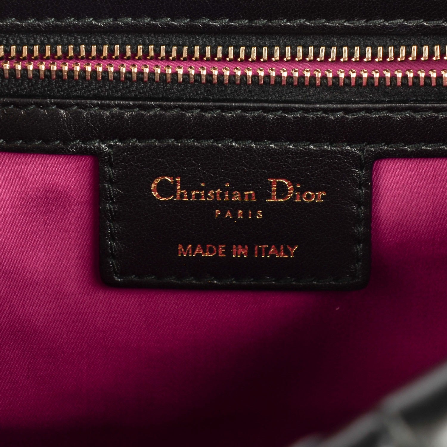 Christian Dior Lambskin Cannage Small Milly La Foret Shoulder Bag Black 6 of 7