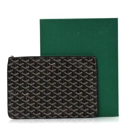 Goyard Goyardine Senat Pochette MM Black 9 of 9