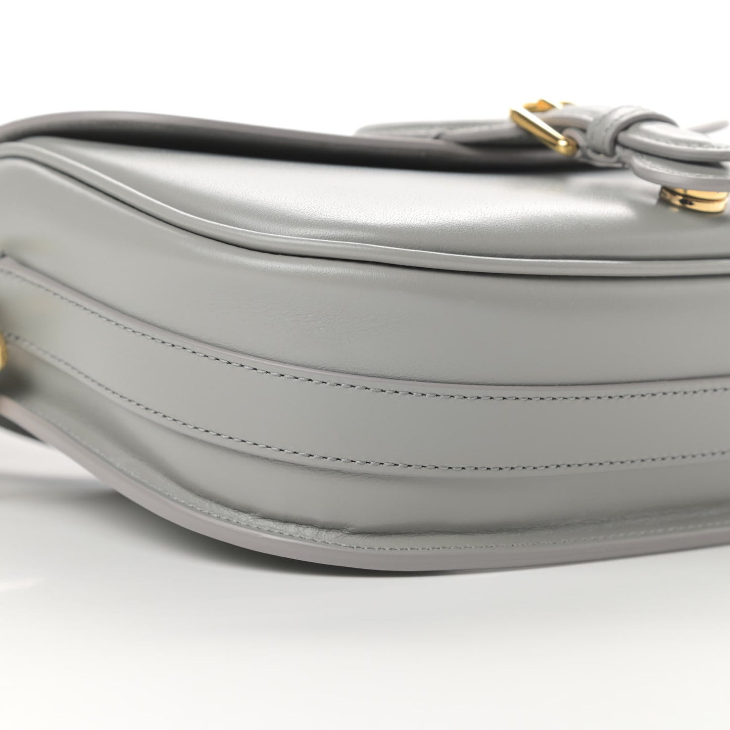 Box Calfskin Medium Bobby Flap Gray