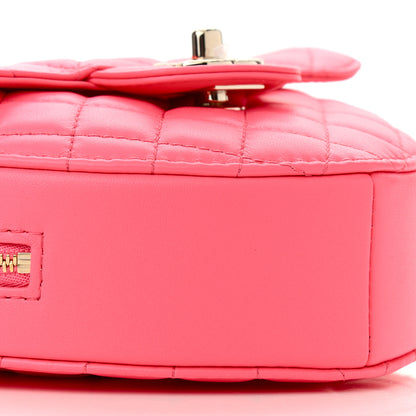Chanel Lambskin Quilted CC In Love Heart Bag Pink 10 of 12