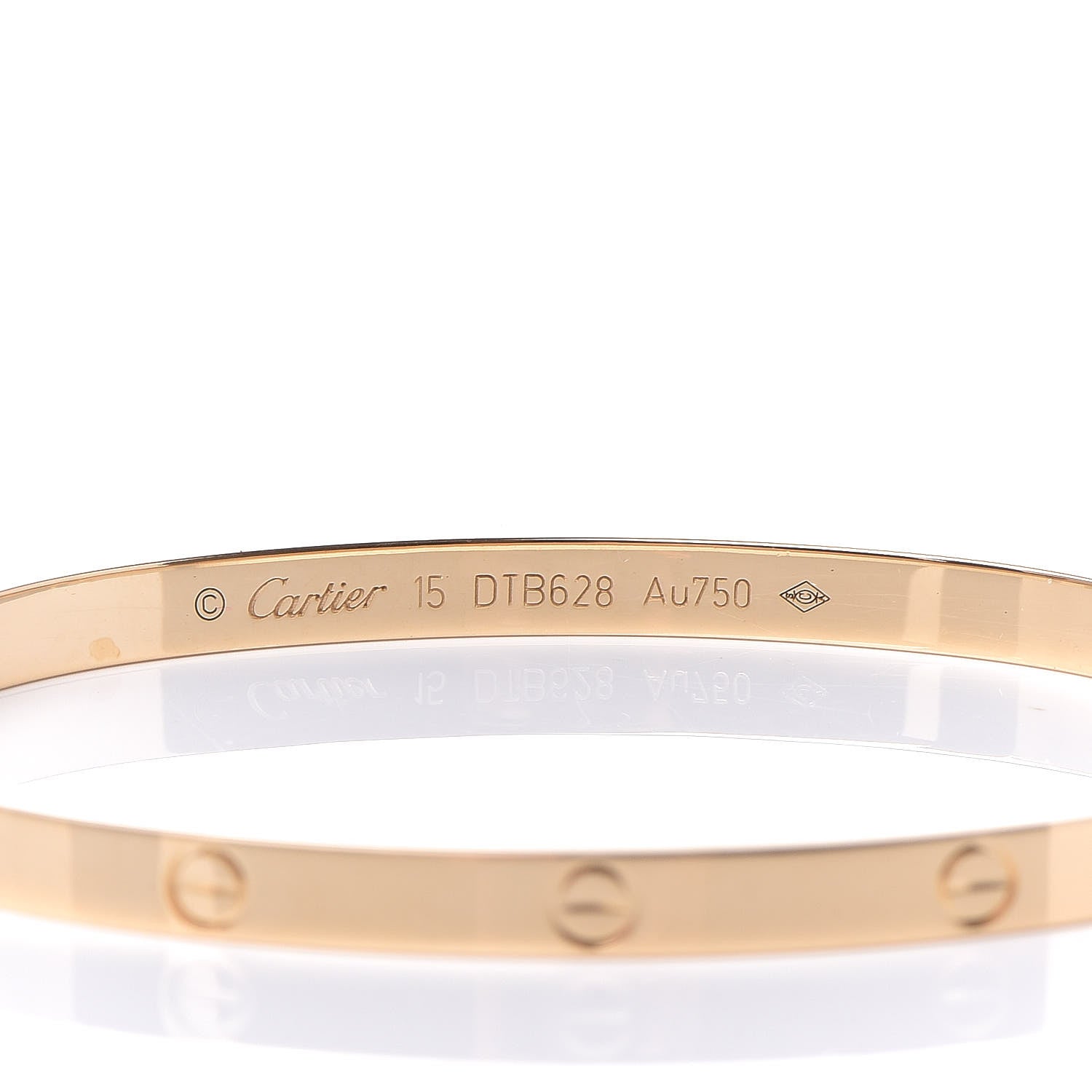 Cartier 18K Yellow Gold Small LOVE Bracelet 15 4 of 6