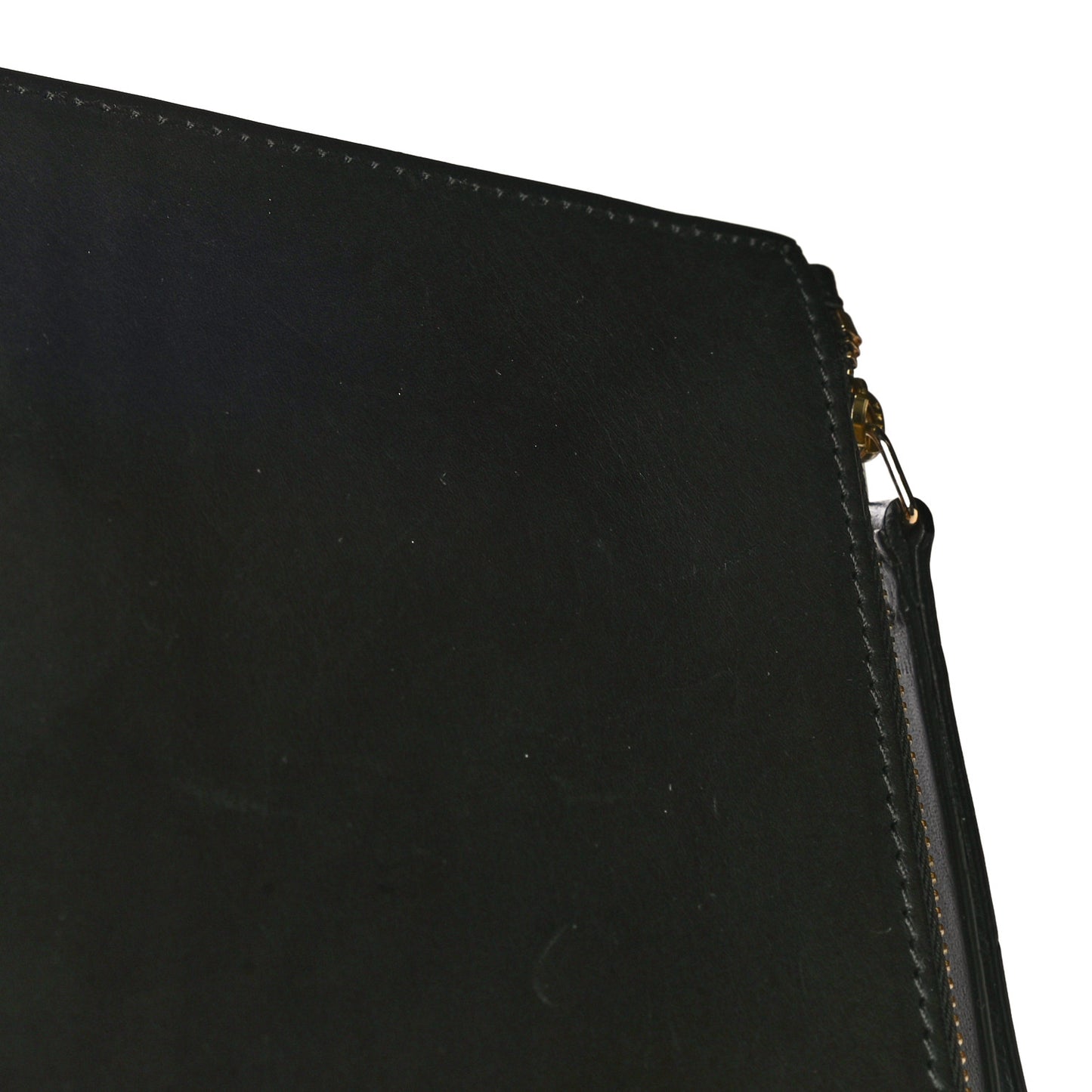 Vegetable Tanned Calfskin Bucket Bag Black Ballerina