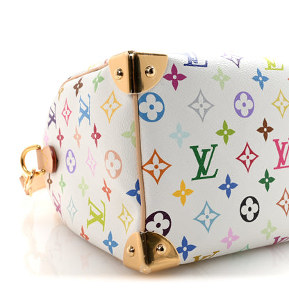 Louis Vuitton LV X TM Monogram Multicolor Speedy Bandouliere 25 White 8 of 10