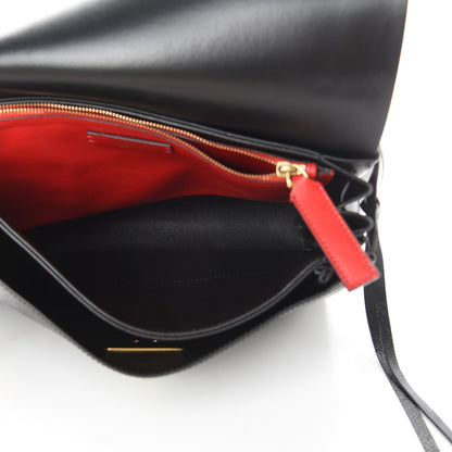 Valentino Garavani Smooth Calfskin Medium Vring Shoulder Bag Black 6 of 14