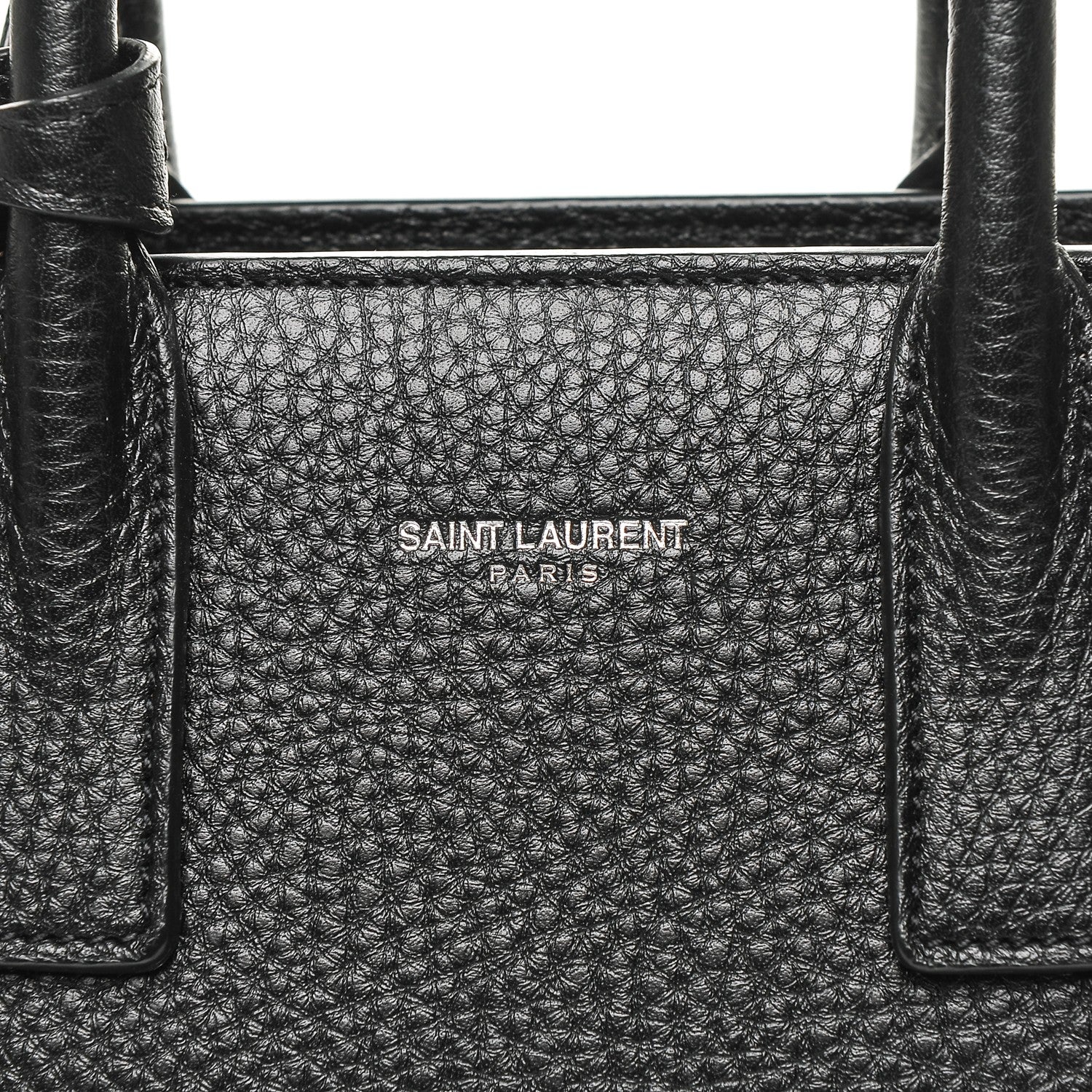 Saint Laurent Grained Calfskin Nano Sac De Jour Black 6 of 7