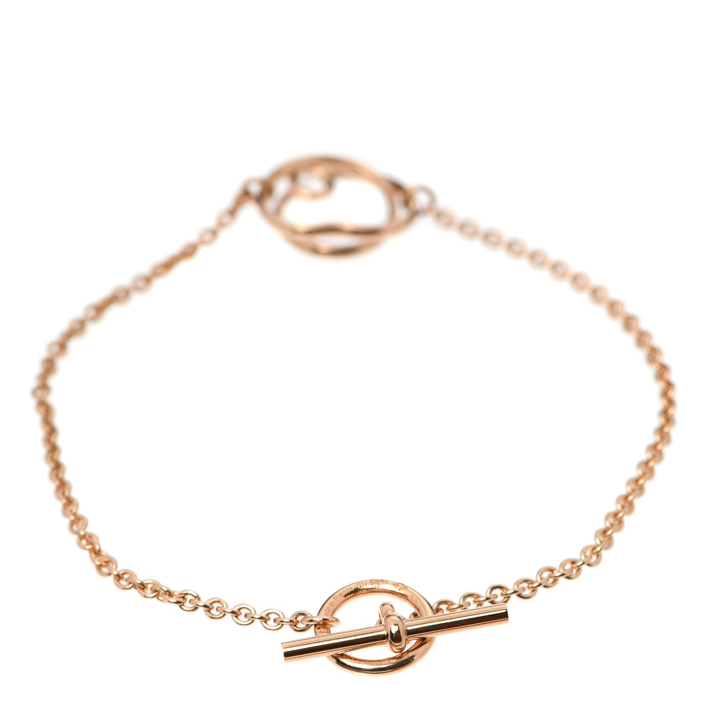 18K Rose Gold Diamond TPM Vertige Coeur Bracelet SH