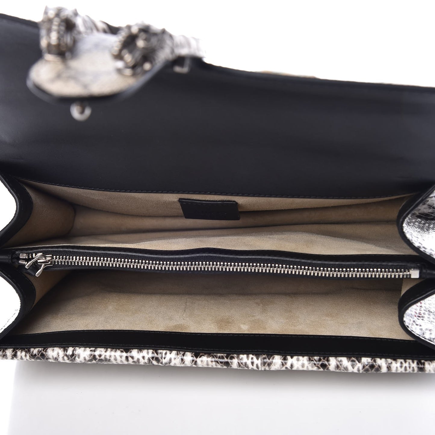 X MLB GG Supreme Monogram Python NY Yankees Patch Embroidered Small Dionysus Shoulder Bag