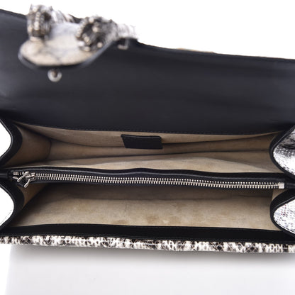Gucci X MLB GG Supreme Monogram Python NY Yankees Patch Embroidered Small Dionysus Shoulder Bag 6 of 10