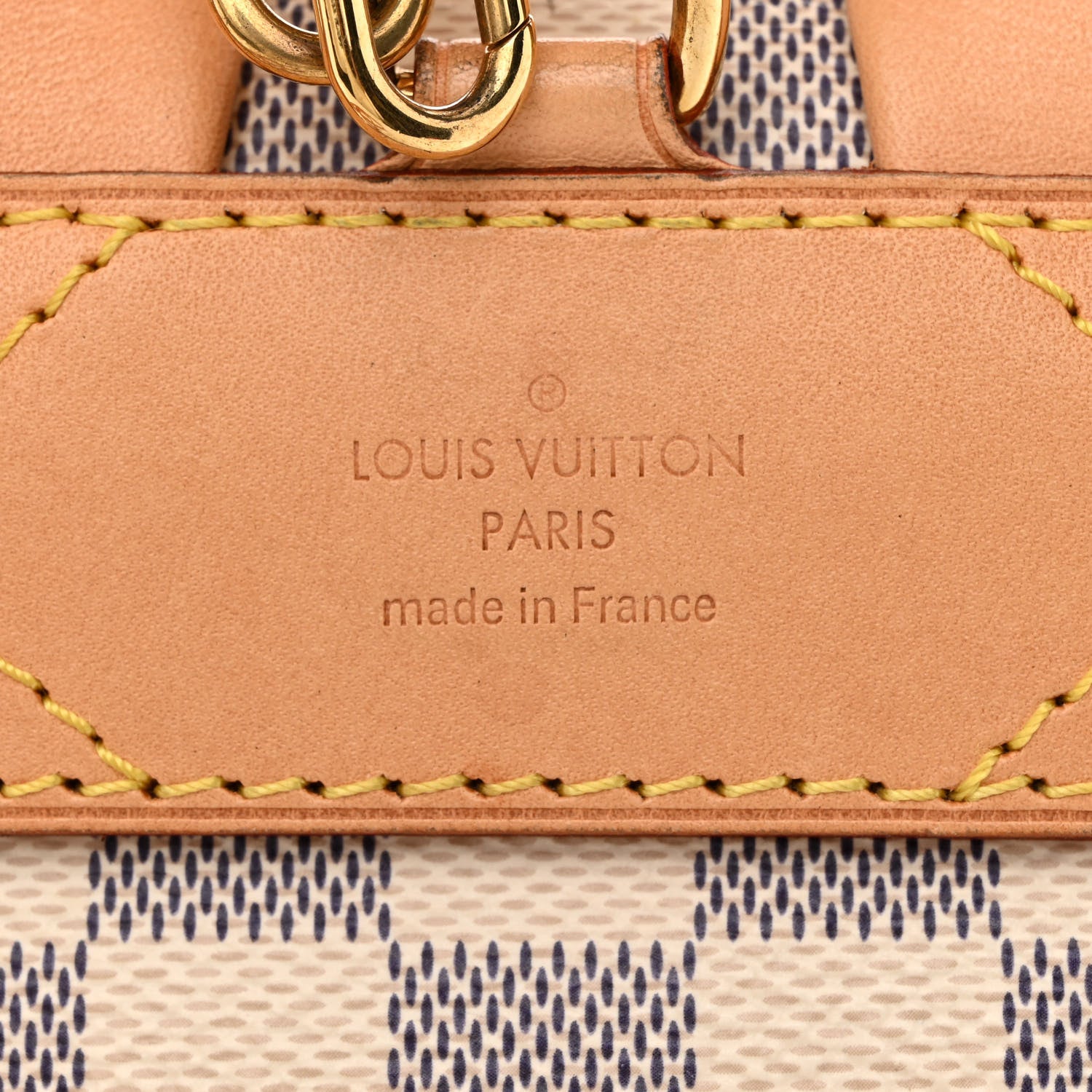 Louis Vuitton Damier Azur Sperone BB Backpack 6 of 10
