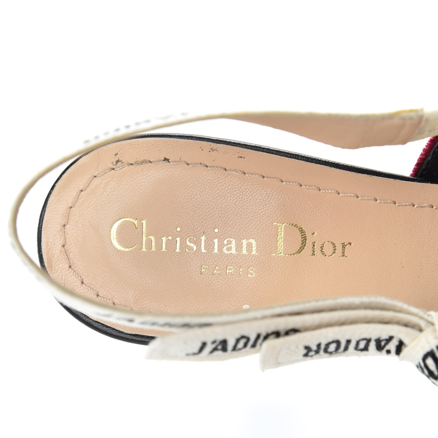 Christian Dior Velvet Ribbon J'Adior Slingback 65mm Pumps 39 Deep Amaranth 8 of 11