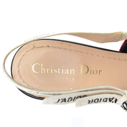 Christian Dior Velvet Ribbon J'Adior Slingback 65mm Pumps 39 Deep Amaranth 8 of 11