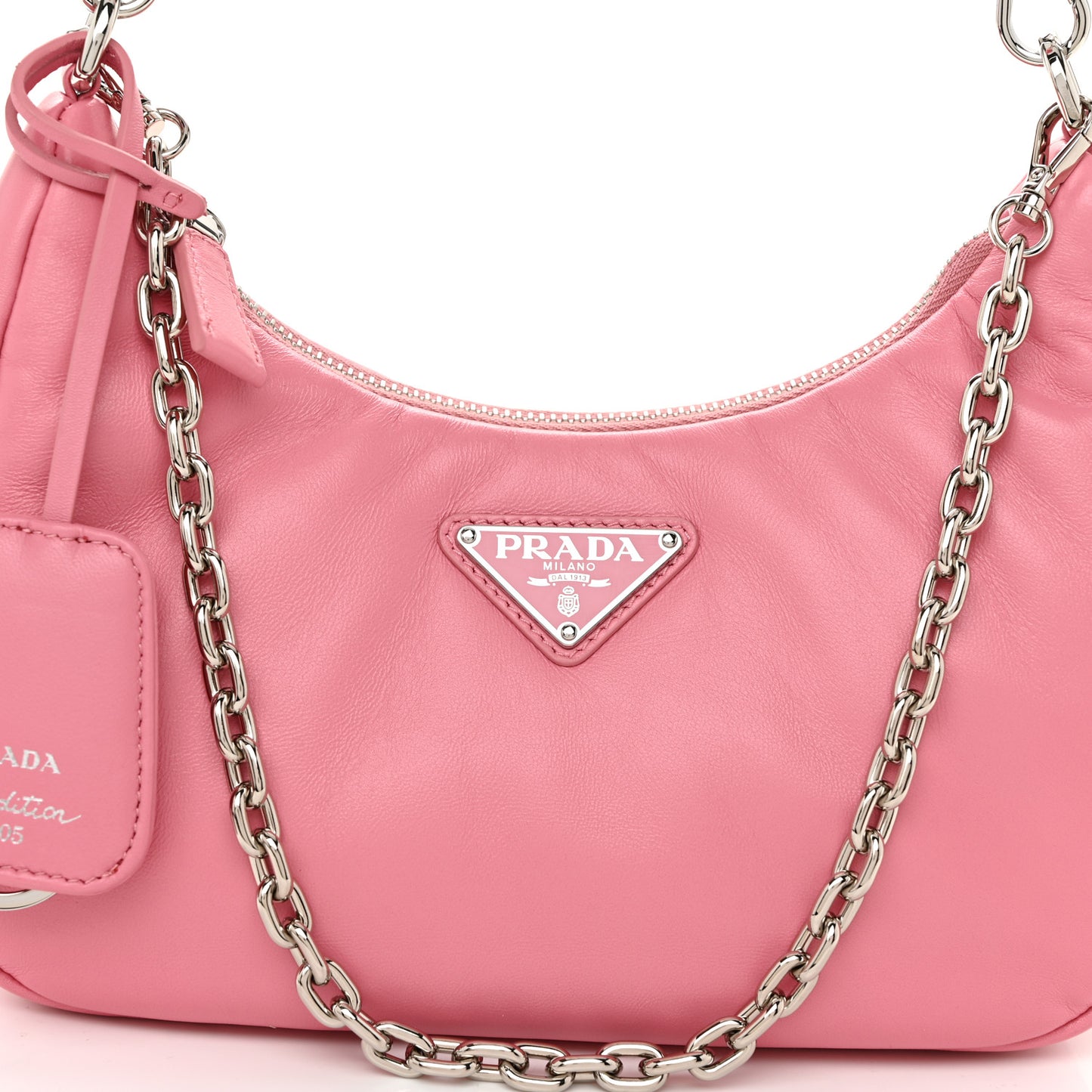 Nappa Soft Padded Re-Edition 2005 Shoulder Bag Geranio