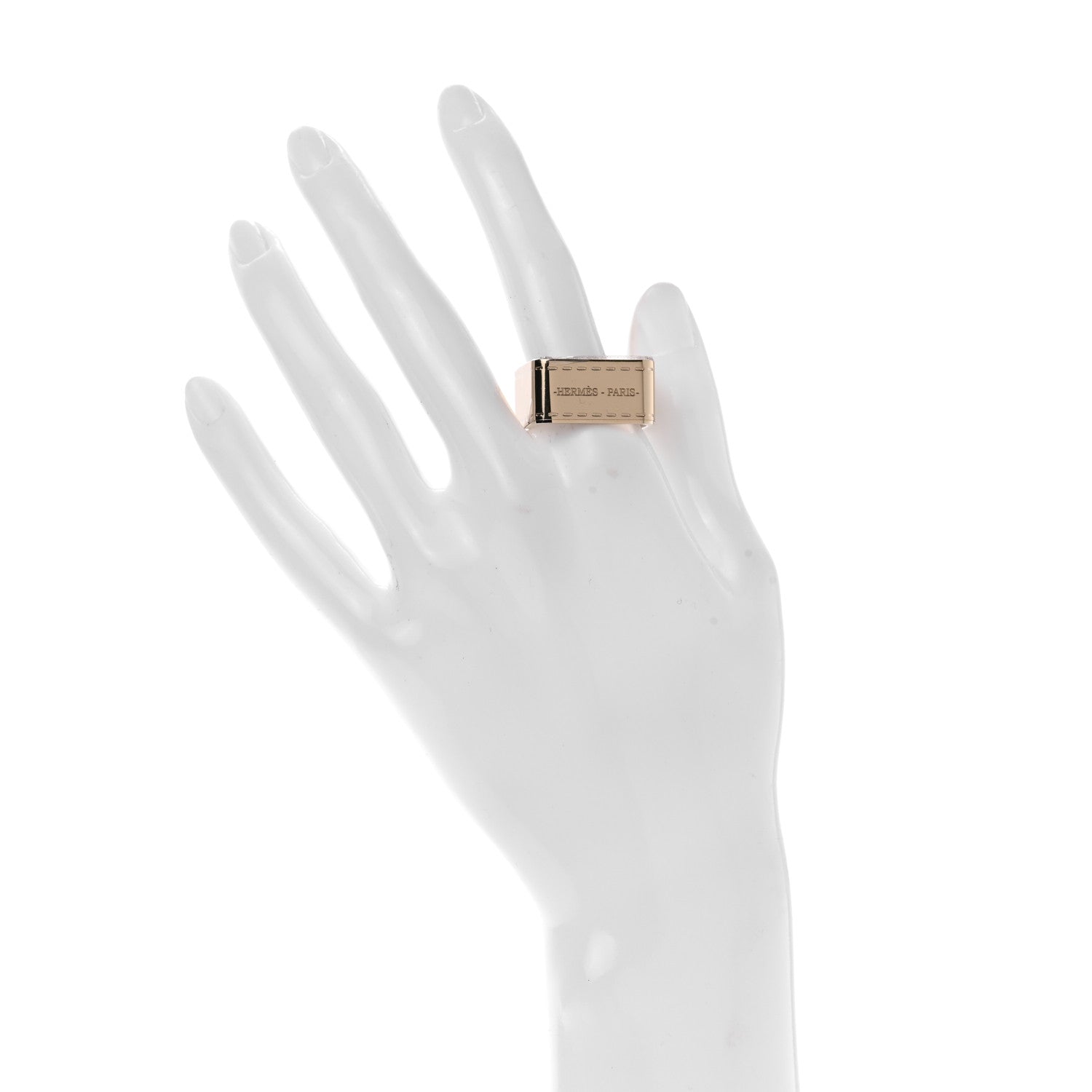 Hermes Permabrass Bolduc Scarf Ring 2 of 5