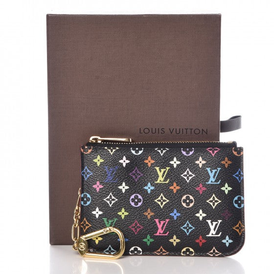 Monogram Multicolor Key Pouch Black Grenade