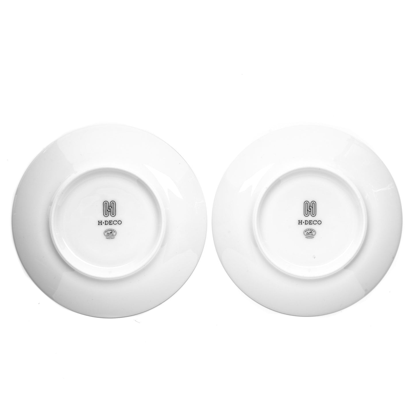 Porcelain H Deco Bread And Butter Plates Set of 2