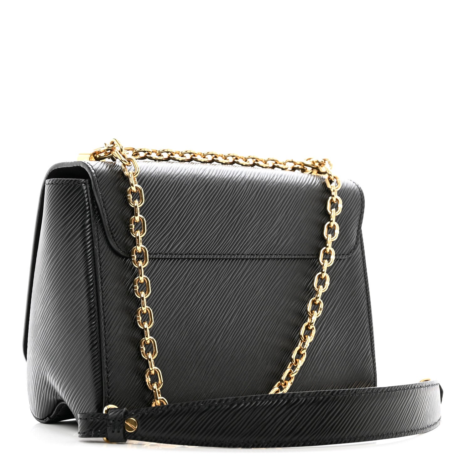 Louis Vuitton Epi Twist Shoulder Bag MM Black 3 of 9