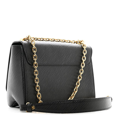 Louis Vuitton Epi Twist Shoulder Bag MM Black 3 of 9