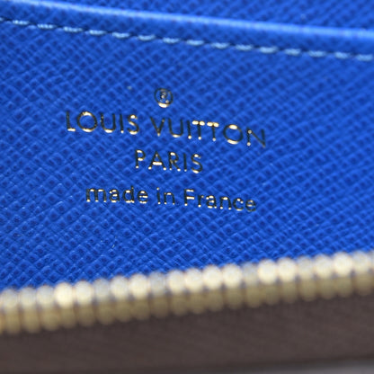 Louis Vuitton Damier Ebene 2019 Christmas Animation Zippy Coin Purse Blue 5 of 5