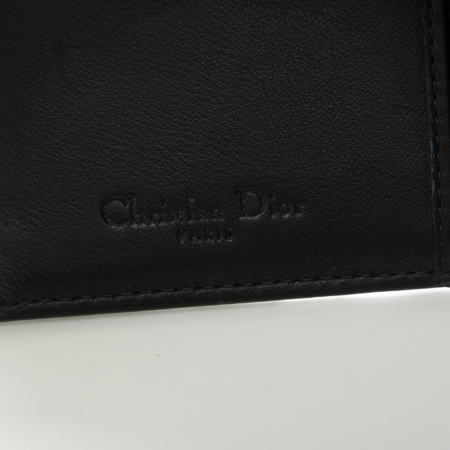 Patent Cannage Lady Dior Eden Wallet Black