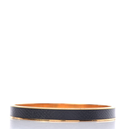 Hermes Courchevel Kelly Lock Cadena Bracelet Black 3 of 4
