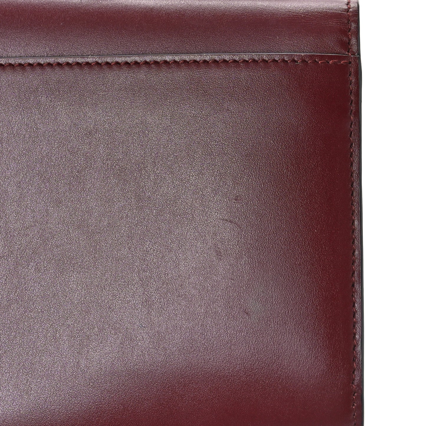 Shibuya Calfskin Small Zumi Shoulder Bag Vintage Bordeaux