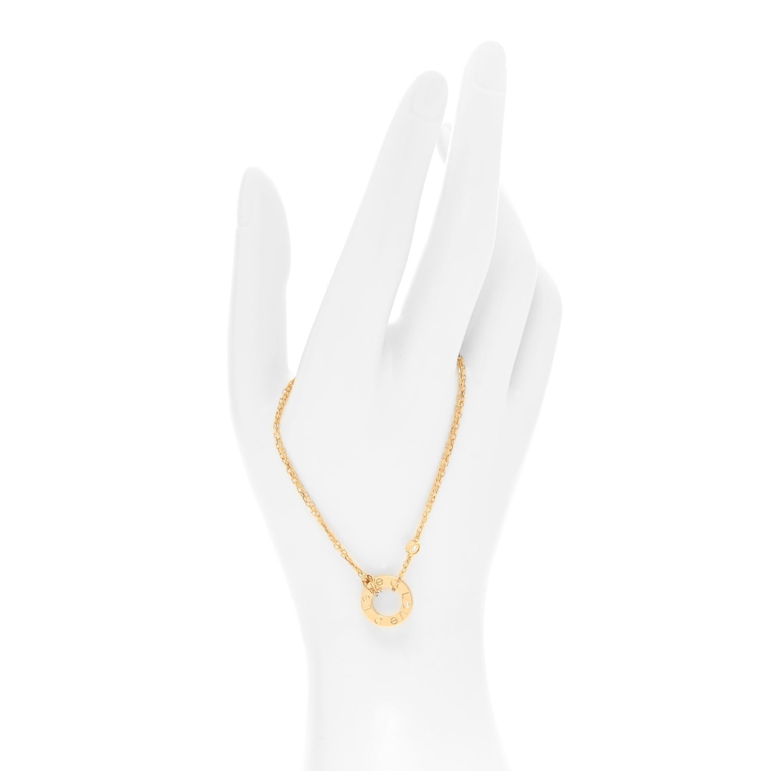 Cartier 18K Yellow Gold Diamond LOVE Bracelet 2 of 5