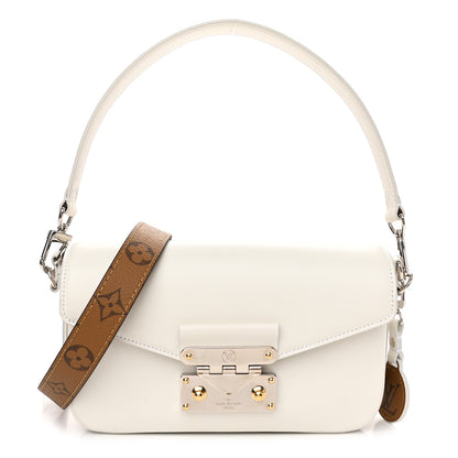 Louis Vuitton Calfskin Reverse Monogram Swing White 1 of 10