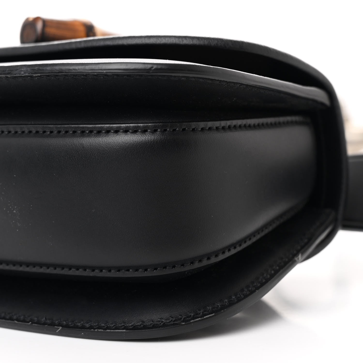 Gucci Calfskin Bamboo Mini 1947 Belt Bag 80 32 Black 10 of 10