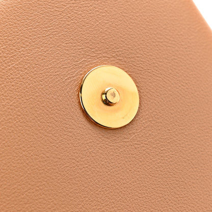 Louis Vuitton Lambskin Embossed Monogram Pochette Coussin Camel 14 of 15