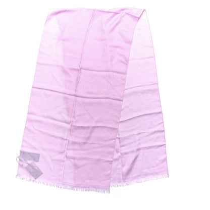 Gucci Wool Silk GG Monogram GGNat Scarf Rose 3 of 4