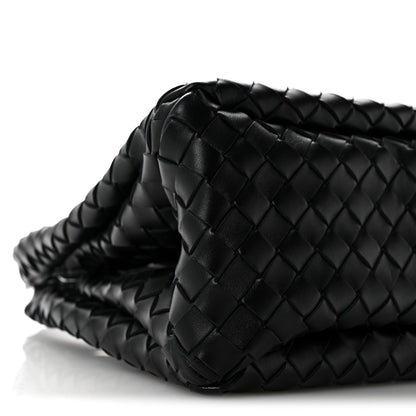 Bottega Veneta Nappa Intrecciato Small Campana Shoulder Bag Black 8 of 10