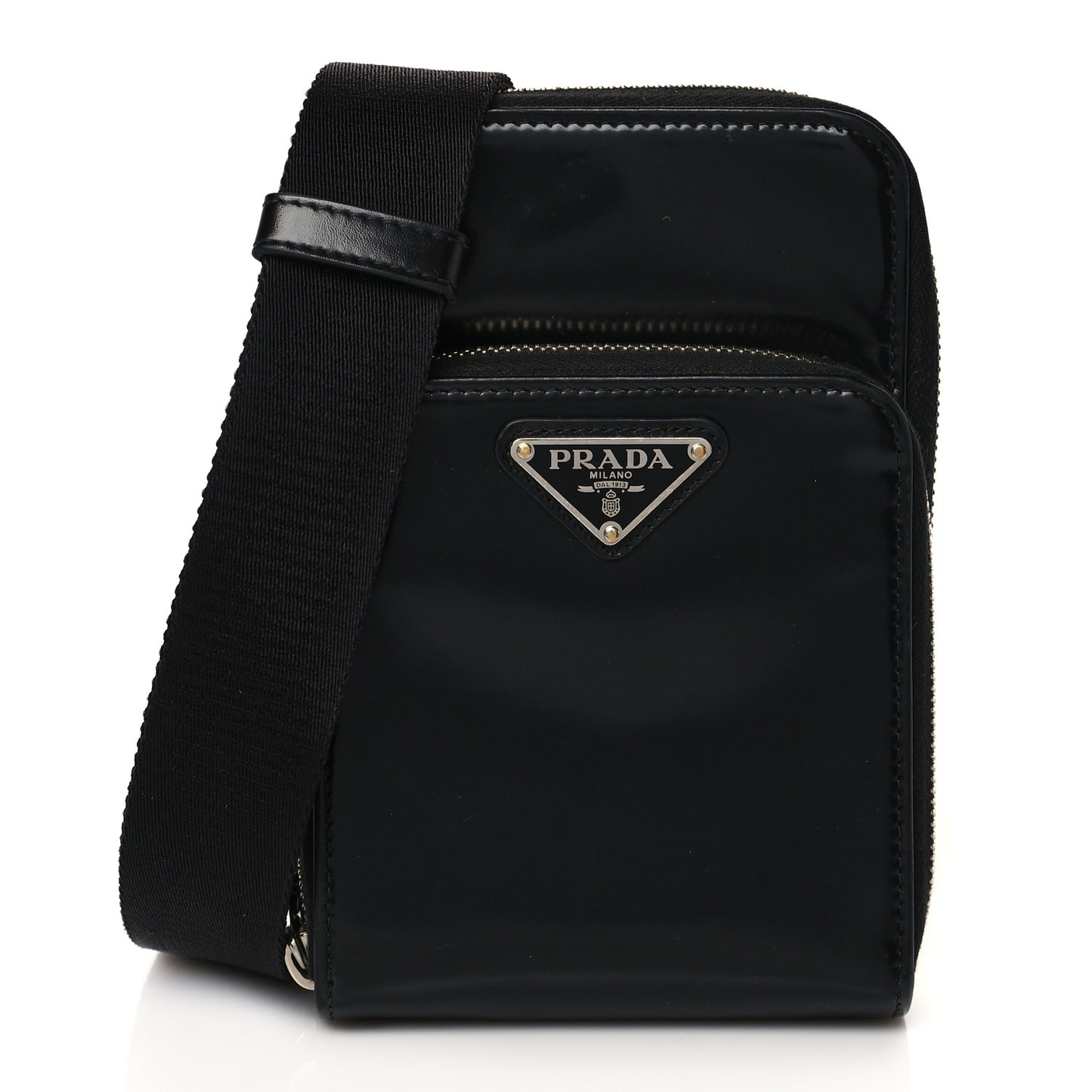 Spazzolato Smartphone Case Crossbody Black