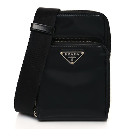 Prada Spazzolato Smartphone Case Crossbody Black 1 of 9