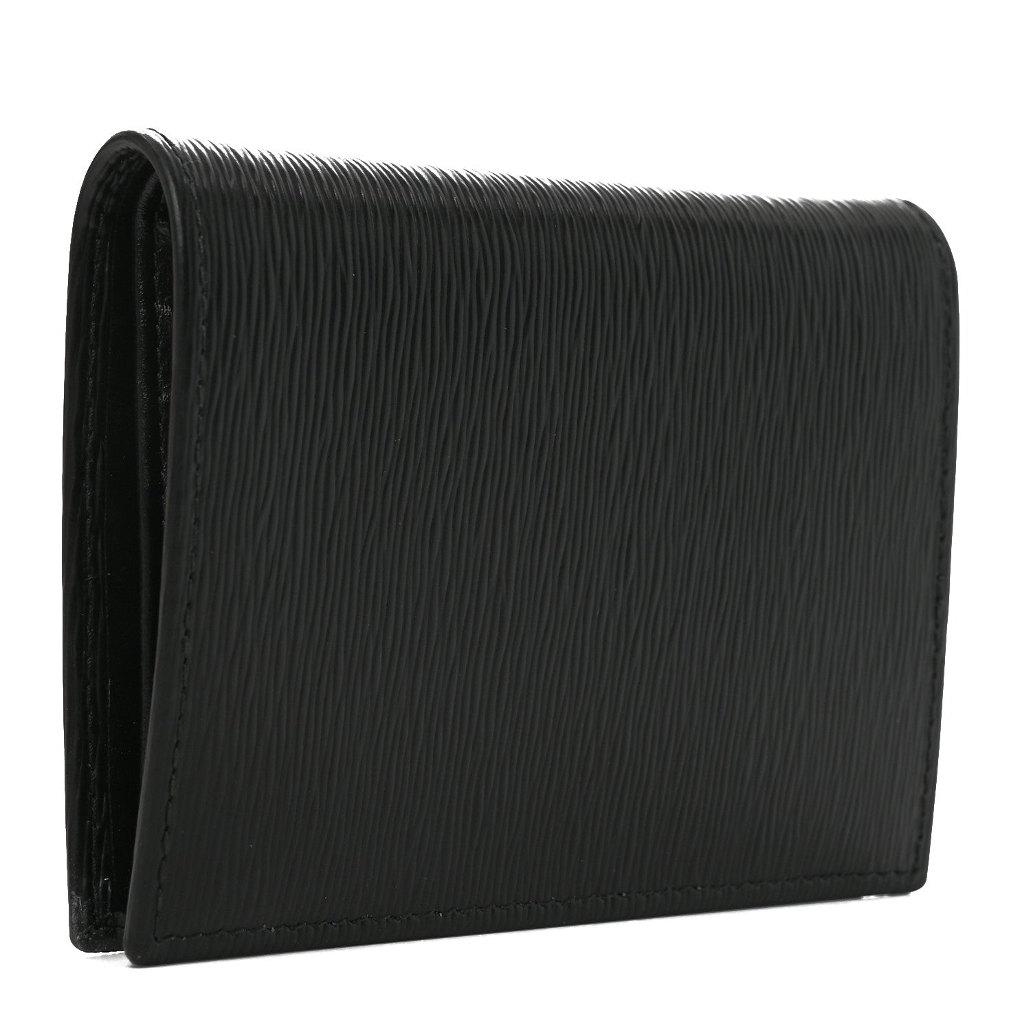 Prada Vitello Move Triangle Card Holder Wallet Black 3 of 6